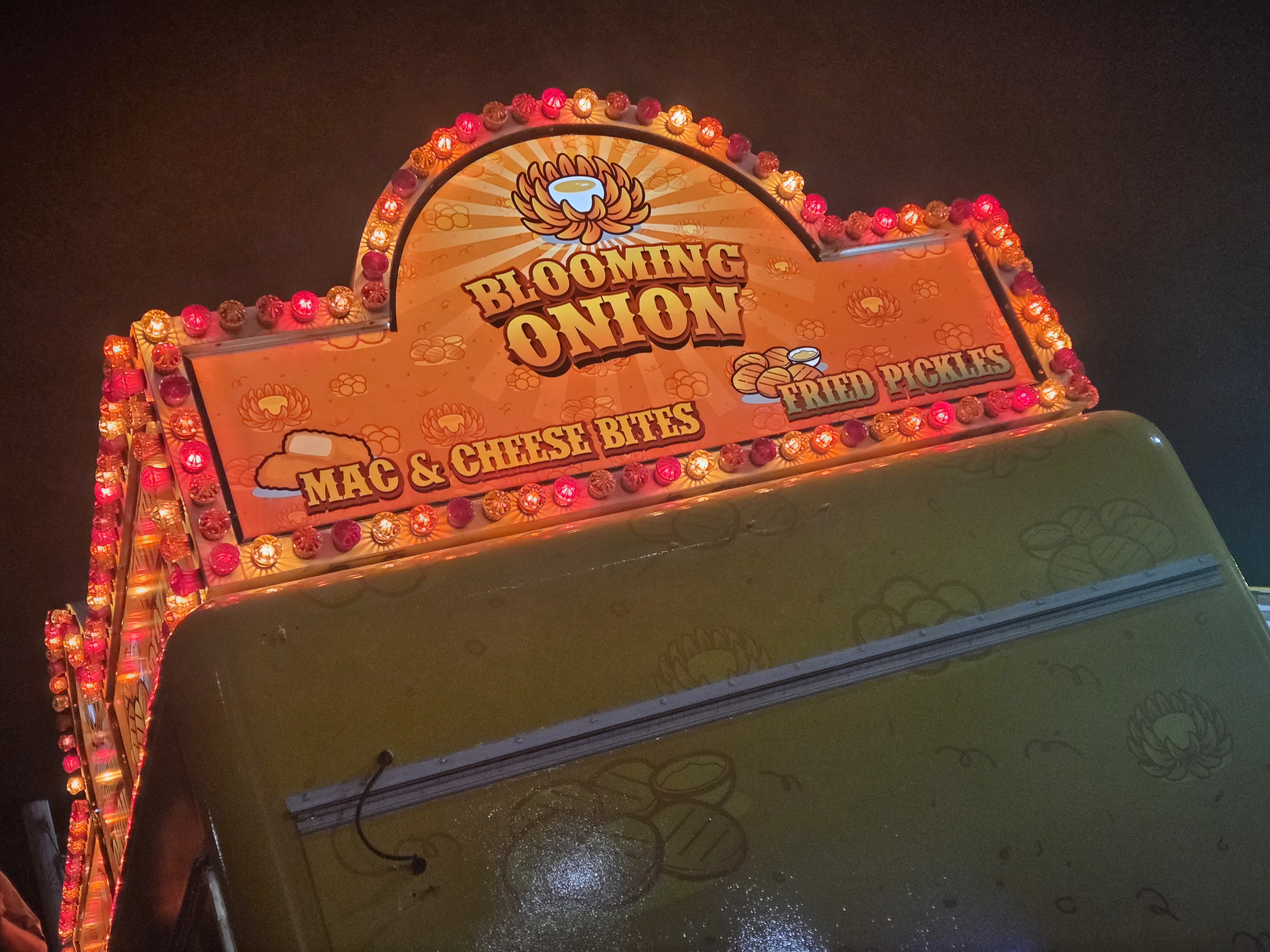 Blooming onion close-up