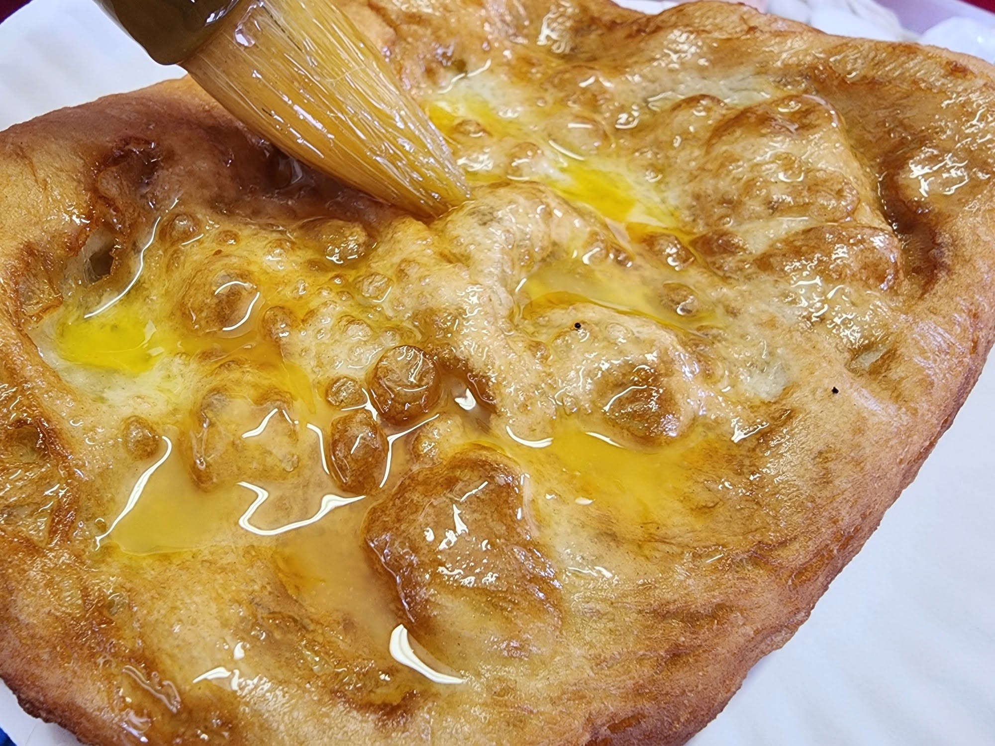 Fried dough close-up